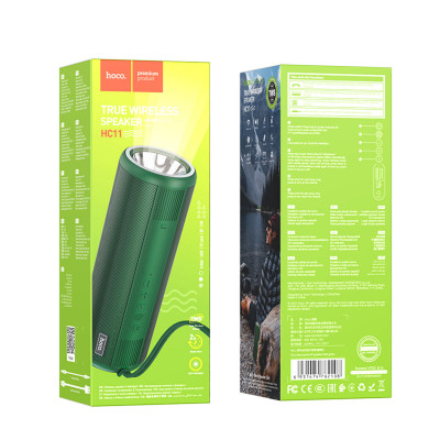 Портативна колонка HOCO HC11 Bora sports BT speaker Dark Green - зображення 3
