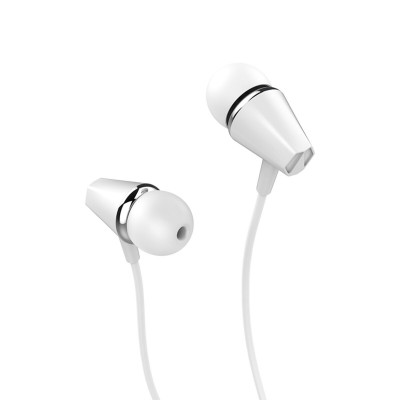 Навушники HOCO M34 honor music universal earphones with microphone White (6957531078463) - зображення 1