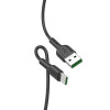 Кабель HOCO X33 Type-C 5A Surge charging data cable Black (Black)- № 4