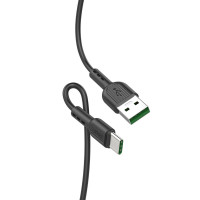 Кабель HOCO X33 Type-C 5A Surge charging data cable Black (Цвет Black) - фото № 4
