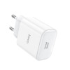Мережевий зарядний пристрій HOCO C76A Pro Majestic single port PD30W charger White (Белый)- № 5