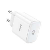 Мережевий зарядний пристрій HOCO C76A Pro Majestic single port PD30W charger White (Колір Белый) - фото № 5