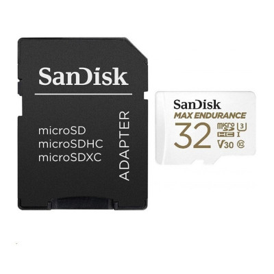 microSDHC (UHS-1 U3) SanDisk Max Endurance 32Gb class 10 V30 (100Mb/s) (adapterSD) - зображення 1