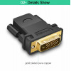 Кабель UGREEN 20124 DVI 24+1 Male to HDMI Female Adapter (Black) (UGR-20124) - изображение 3