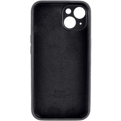Чохол для смартфона Silicone Full Case AA Camera Protect for Apple iPhone 15 14,Black - изображение 4