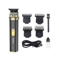 Машинка для стрижки HOCO HP22 Retro engraving electric hair clipper (Колір Black) - фото № 4