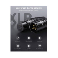 Аудiоконектор UGREEN AV162 Cannon Male (UGR-80439) (Цвет 7073) - фото № 2
