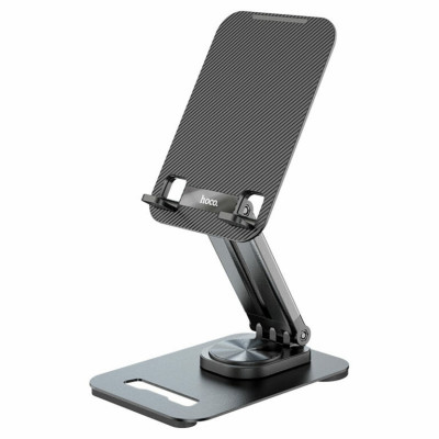 Тримач для мобільного HOCO PH48 Fun dual axis 360 rotating tablet desktop holder Black - изображение 1