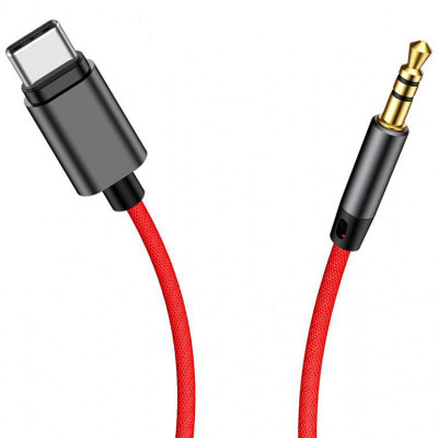 Аудiо-кабель Baseus Yiven Type-C male To 3.5 male Audio Cable M01 Black - зображення 1