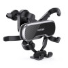 Автотримач для телефона UGREEN LP228 Gravity Drive Air Vent Car Mount Phone Holder With Arc-Shaped mounting clip Black (Black) UGREEN - № 1