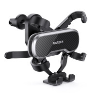 Автотримач для телефона UGREEN LP228 Gravity Drive Air Vent Car Mount Phone Holder With Arc-Shaped mounting clip Black (Колір Black), Атикул k58743 |  купить на VILKI.NET - фото № 1