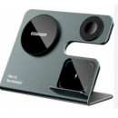 Бездротовий зарядний пристрій Essager  Ruicheng desktop magnetic suction three in one wireless charging of 15W black
