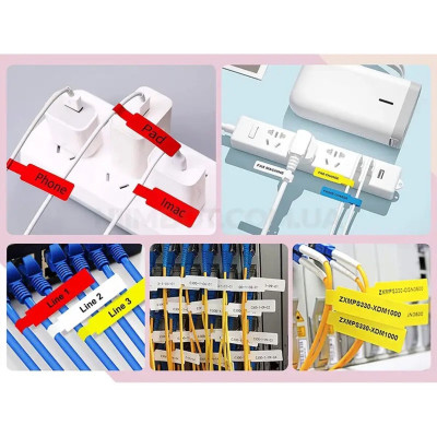 Етикетки NIIMBOT T12.5*74+35-65 Cable White For D11/D110/D101/H1S (A2K18638601) - зображення 7