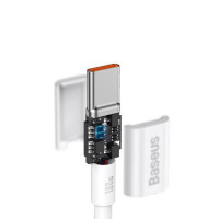 Кабель Baseus Superior Series Fast Charging Data Cable Type-C to Type-C 100W 1m White (Цвет 7068) - фото № 5