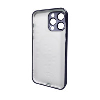 Чохол для смартфона AG Glass Sapphire Frame MagSafe Logo for Apple iPhone 12 Pro Deep Purple (Колір Deep Purple) - фото № 2
