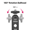 Шарнірне кріплення Ulanzi R098 Double Ball Heads with Code Shoe Mount (UV-2954 R098) - изображение 6
