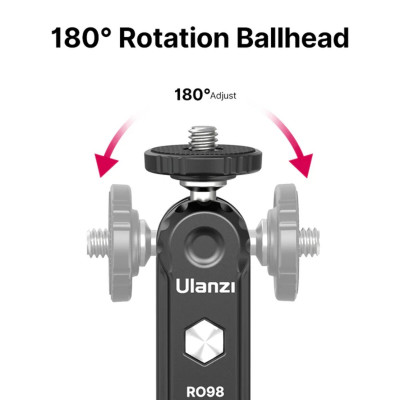 Шарнірне кріплення Ulanzi R098 Double Ball Heads with Code Shoe Mount (UV-2954 R098) - изображение 6