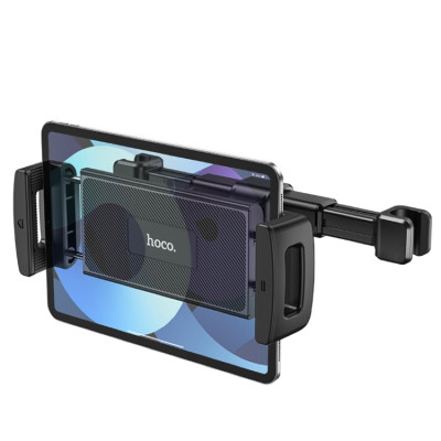 Тримач для мобільного HOCO CA121 Prospering headrest car holder for tablets Black - зображення 2