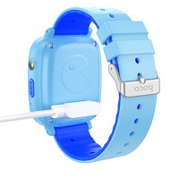 Дитячий cмарт-годинник Hoco Y100 children watch with call function Blue (Колір Синий) - фото № 3