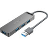 Хаб Vention 4-Port USB 3.0 Hub With Power Supply 0.15M Black (CHLBB) - зображення 2