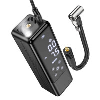 Автомобільний насос HOCO ZP5 May smart air pump Black (Цвет Black ice) - фото № 7