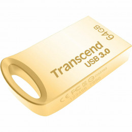 Flash Transcend USB 3.0 JetFlash 710 64Gb Gold