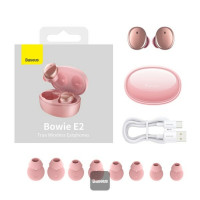 Бездротові навушники Baseus True Wireless Earphones Bowie E2 Pink (Колір Розовый) - фото № 2