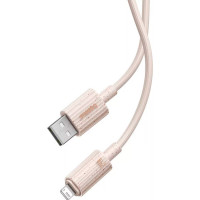 Кабель Baseus Habitat Series Fast Charging Cable USB to iP 2.4A 2m Wheat Pink (Колір Wheat Pink) - фото № 2