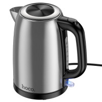 Електрочайник HOCO HE12 1.7L stainless steel electric kettle (EU) Stainless Steel (Цвет Stainless-Steel) - фото № 3