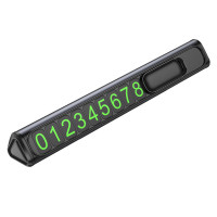 Паркувальна карта BOROFONE FC3 Ronny can hidden parking sign Black Metal Gray (Цвет Black Metal Gray) - фото № 3