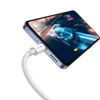 Кабель Baseus Superior Series (SUPERVOOC) Fast Charging Data Cable USB to Type-C 65W 2m White (Колір Білий) - фото № 5