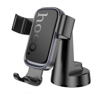 Автотримач для телефона HOCO H81 Vista Gravity Car holder (center console) Black Metal Gray (Цвет Black Metal Gray) - фото № 4