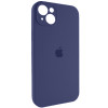 Чохол для смартфона Silicone Full Case AA Camera Protect for Apple iPhone 14 7,Dark Blue (FullAAi14-7) - изображение 2