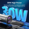 Автомобільний зарядний пристрій Vention Two-Port USB A+A(30/30) Car Charger Gray Mini Style Aluminium Alloy Type (FFEH0) (Серый)- № 8