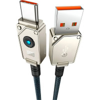 Кабель Baseus Unbreakable Series Fast Charging Data Cable USB to Type-C 100W 1m Stellar White (Колір Stellar-White) - фото № 3