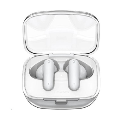 Навушники Usams US-BE16 Transparent TWS Earbuds -- BE Series BT5.3 White - изображение 2