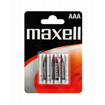 Батарейка MAXELL R03 4PK BLIST 4шт (M-774407.04.CN) (4902580154035) - изображение 1