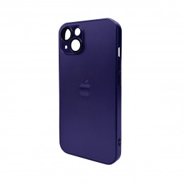 Чохол для смартфона AG Glass Matt Frame Color Logo for Apple iPhone 12 Deep Purple