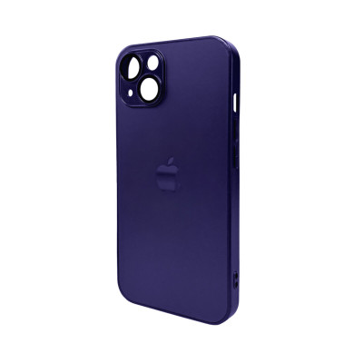 Чохол для смартфона AG Glass Matt Frame Color Logo for Apple iPhone 12 Deep Purple - зображення 1