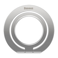 Підставка для мобільного  Baseus Halo Series Foldable Metal Ring Stand（Single-ring）Silver