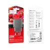Мережевий зарядний пристрій HOCO CS24A Puerto single-port PD25W charger (EU) Black (7073)- № 2