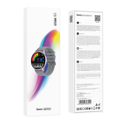 Смарт-годинник HOCO Y15 AMOLED Smart sports watch(call version) Silver - изображение 4