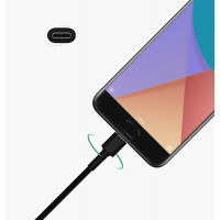 Кабель Xiaomi USB Type-C Mi Braided USB Type-C Cable 100cm Black (Цвет 7073) - фото № 4