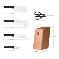 Набір ножів з 6 предметів Xiaomi HuoHou Hot Youth Set Of 6 Stainless Steel  - фото № 6