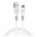 Кабель WUW-X195 USB Type-C 2,4A 1m white