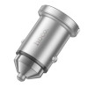 Автомобільний зарядний пристрій HOCO NZ10 Handy PD45W+QC3.0 car charger Silver (Silver)- № 5