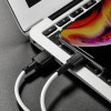 Кабель BOROFONE BX31 USB to iP 2.4A, 1m, silicone, TPE connectors, White (7068)- № 3