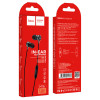Навушники HOCO M16 Ling sound metal universal earphone with mic Black (6957531051701) - изображение 5