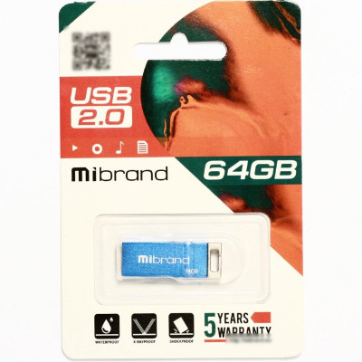 Flash Mibrand USB 2.0 Chameleon 64Gb Blue - изображение 1