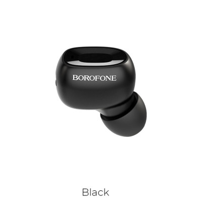 Bluetooth гарнітура BOROFONE BC28 Shiny sound MINI wireless headset Black - изображение 1